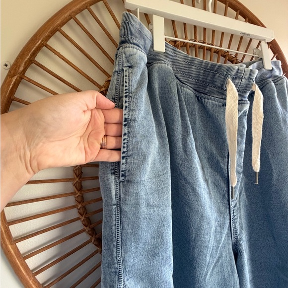 Aerie Wide-Leg Denim Trousers NWT - Picture 4 of 7